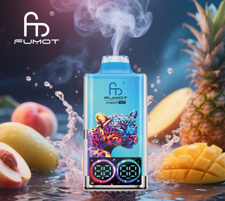 Fumot Leopard 40K Puffs Vape - Breskev Mango Ananas: tropska simfonija, ki prebuja 2025