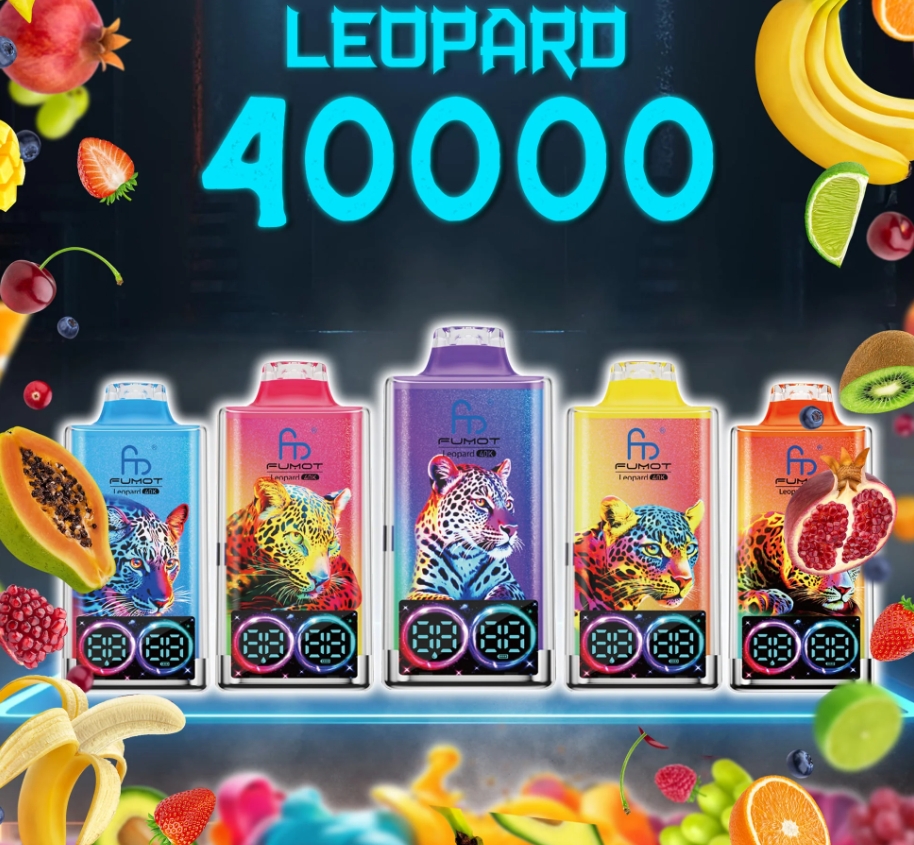 Fumot Leopard 40K Puffs Vape - Breskev Mango Ananas: tropska simfonija, ki prebuja 2025