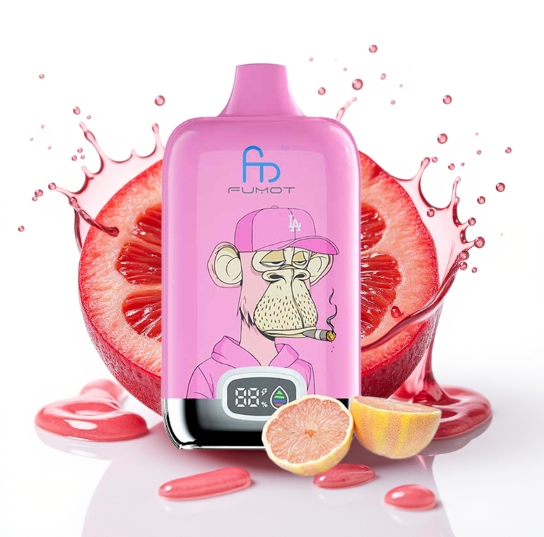 Fumot Tornado Digital Box 12000 Puffs Vape Rožnata limonada in Fumot Digital Monkey 40000 Puffs Vape Tropska Mavrična Eksplozija: Vrhunska izku&scaron;nja vejpanja na slovenskem trgu 2025